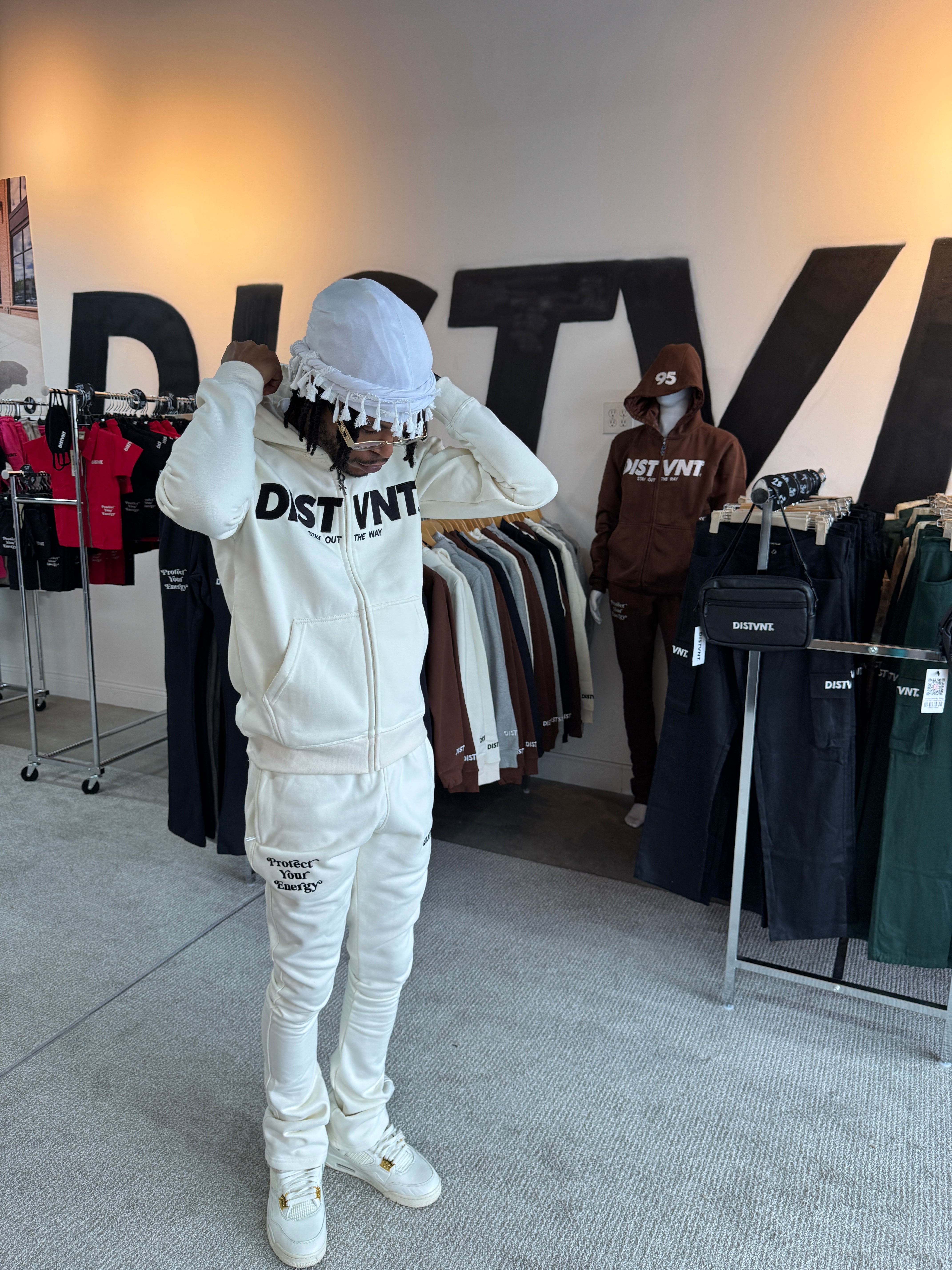 スタックドスウェットパンツ(スリムフィット)