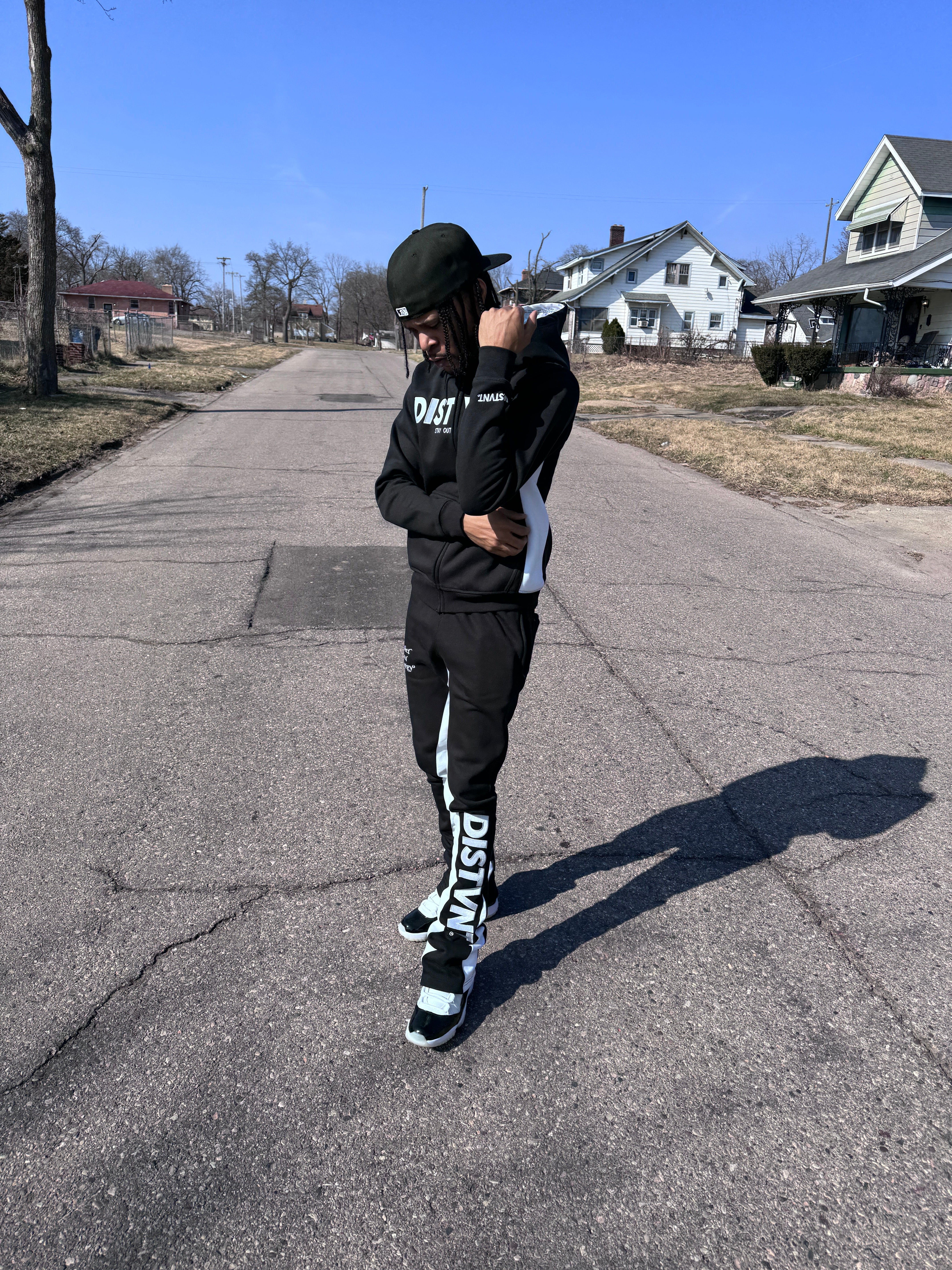Panel Stacked Sweatpants