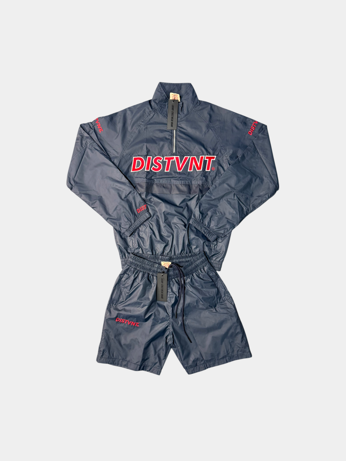 Quarter-Zip Windbreaker Short Set – Distvnt