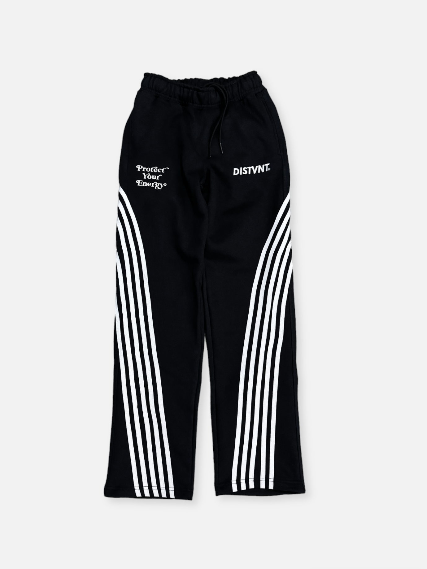 Black and white striped sweatpants shop