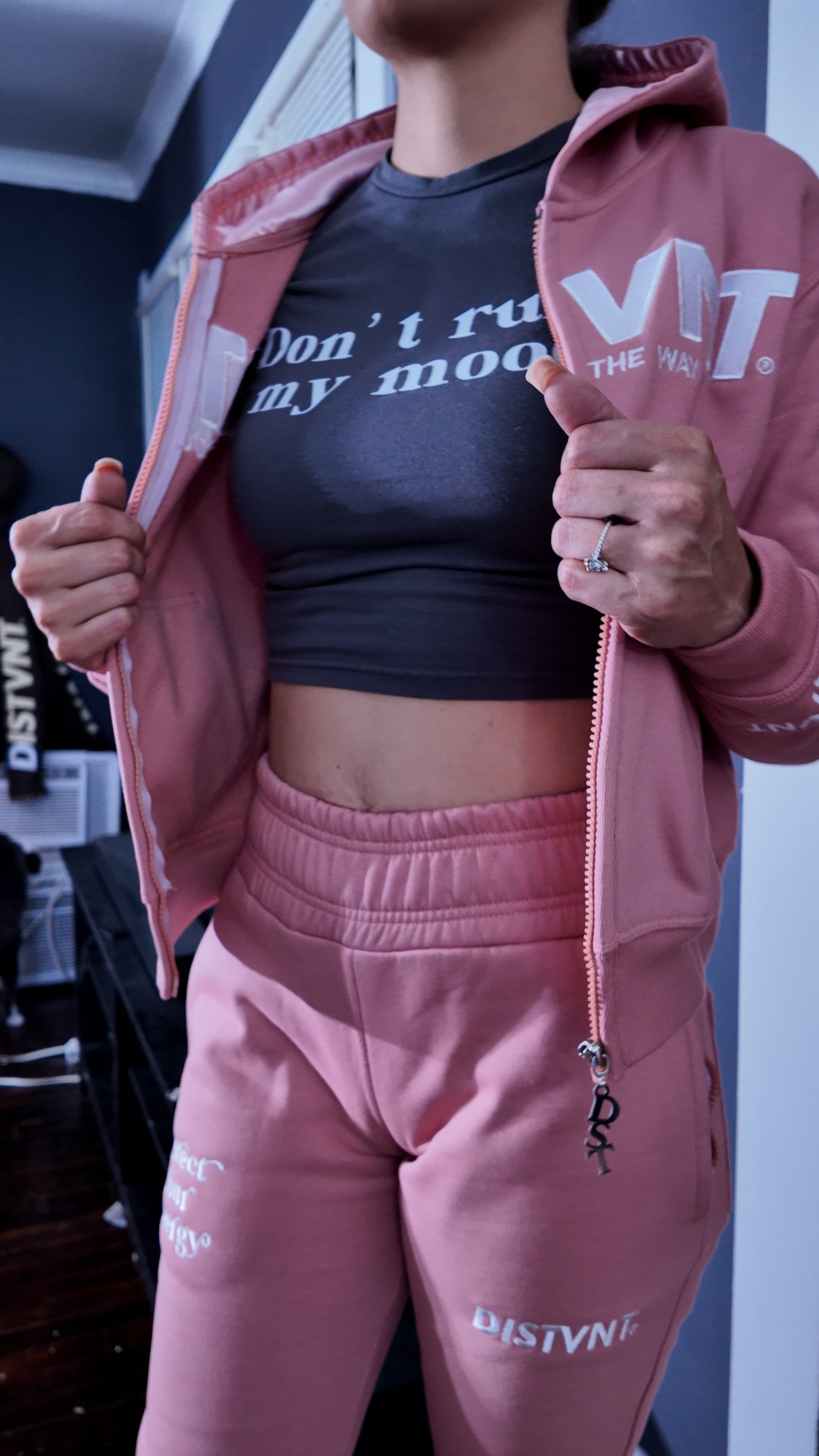 Women's High-Waist Stacked Sweatpants