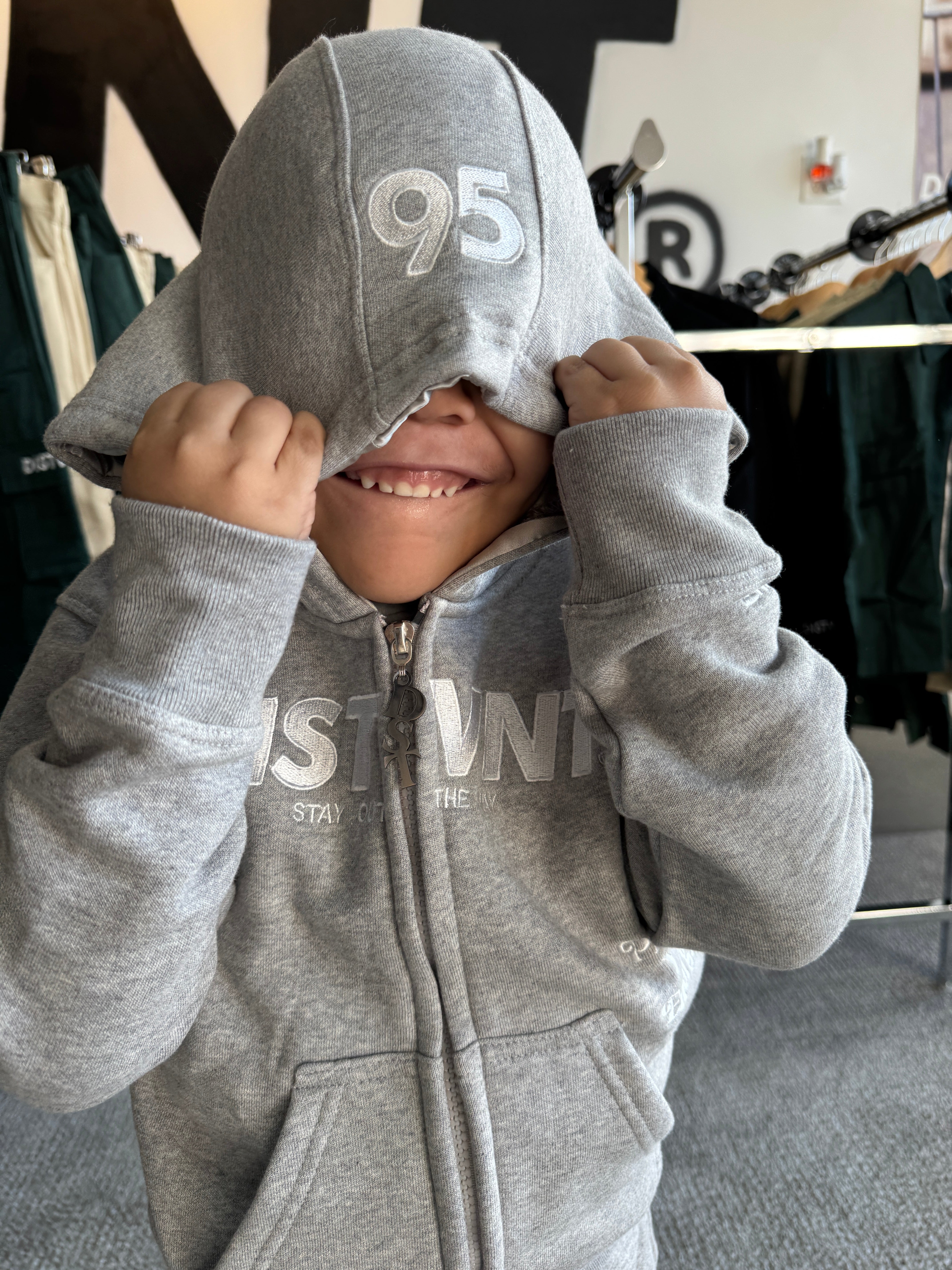 キッズ ジップアップ パーカー