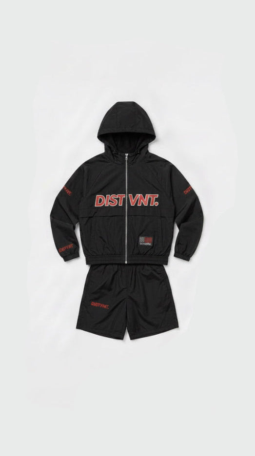 WINDBREAKER HOODIE SHORT SET