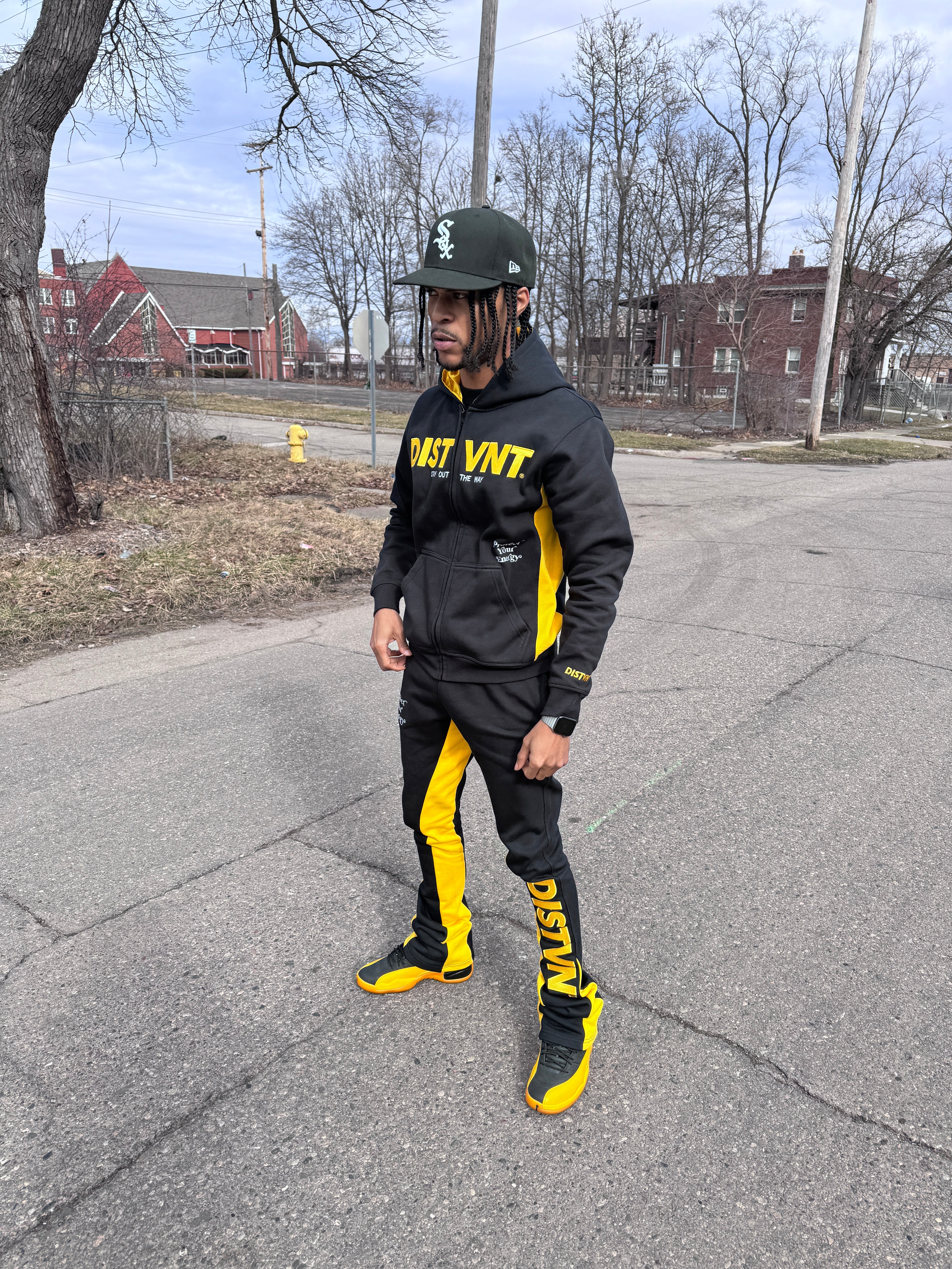 Panel Stacked Sweatpants