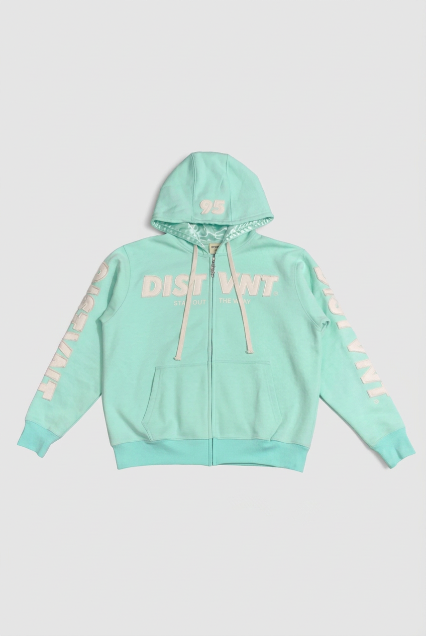 HEAVYWEIGHT Distressed Zip Hoodie