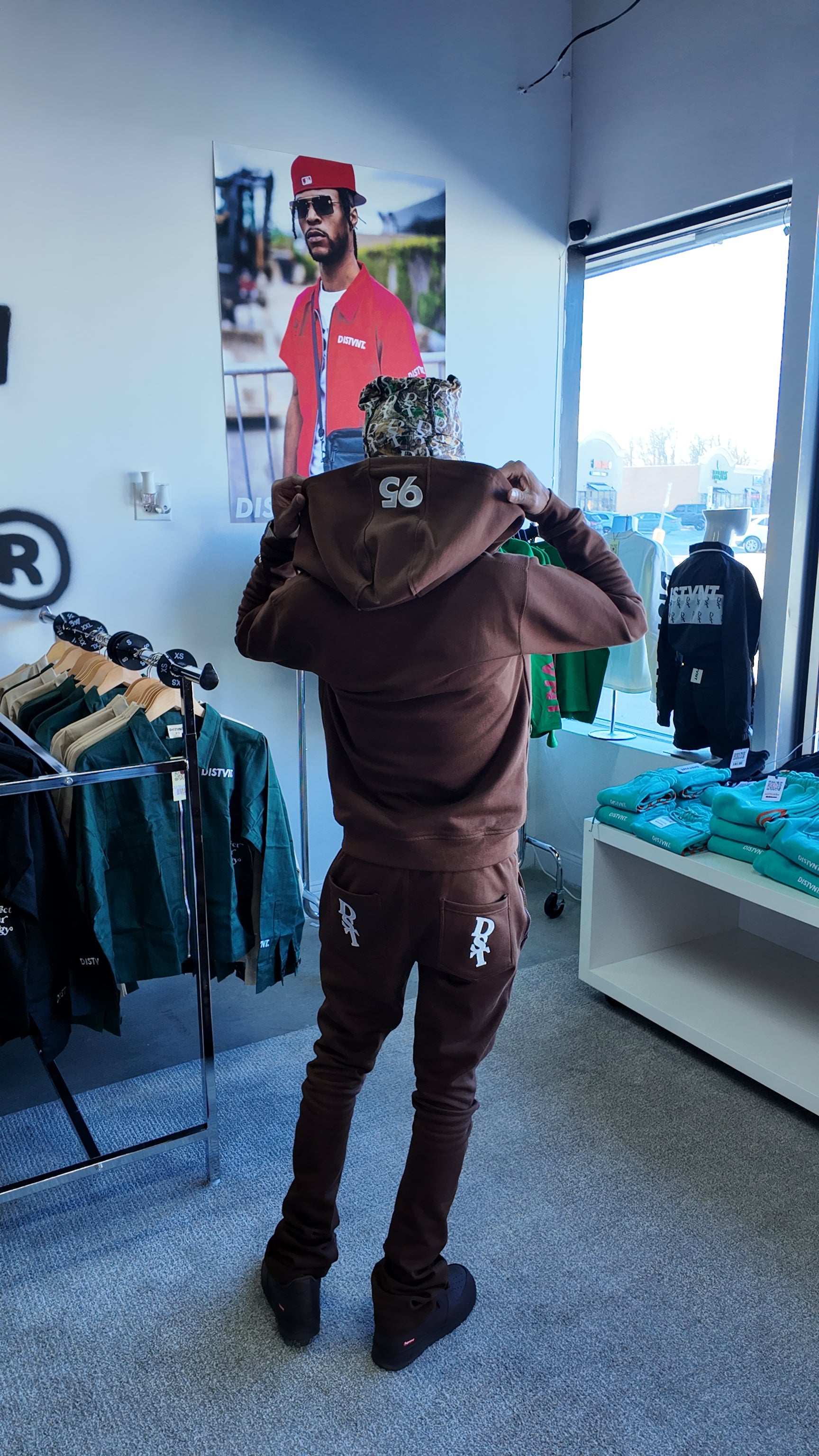 スタックドスウェットパンツ(スリムフィット)