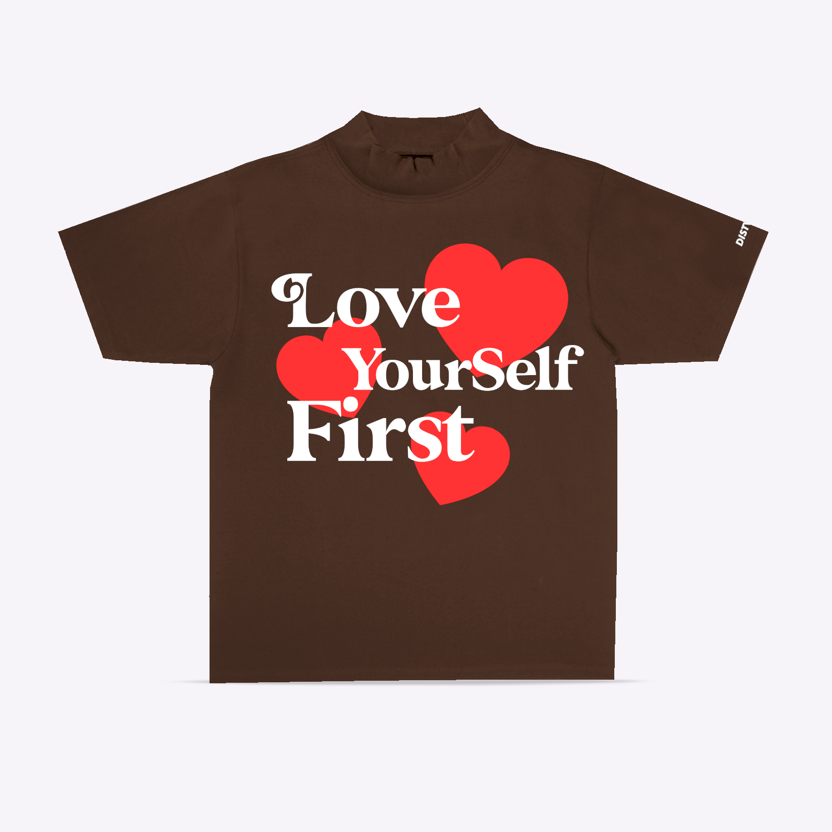 まずは自分を愛せよ パフTシャツ