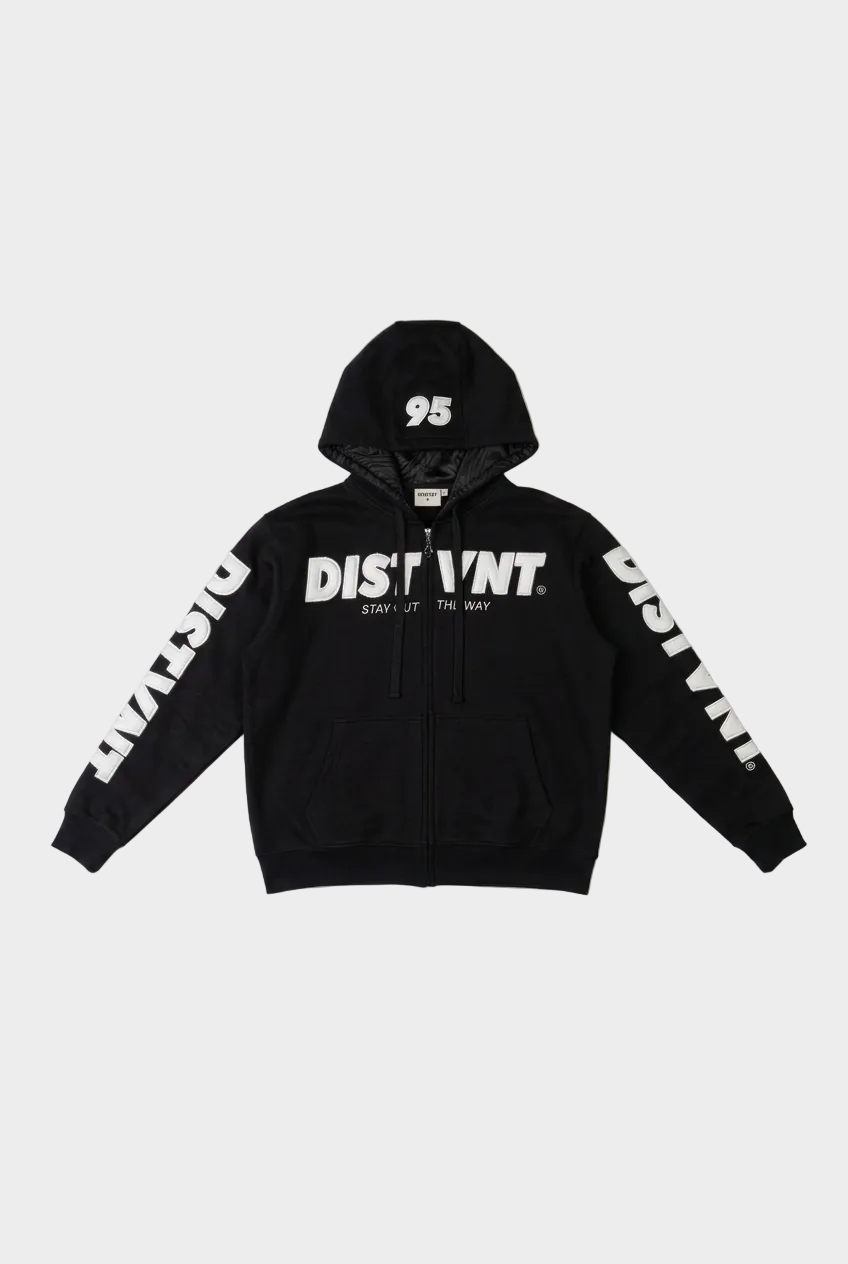 HEAVYWEIGHT Distressed Zip Hoodie