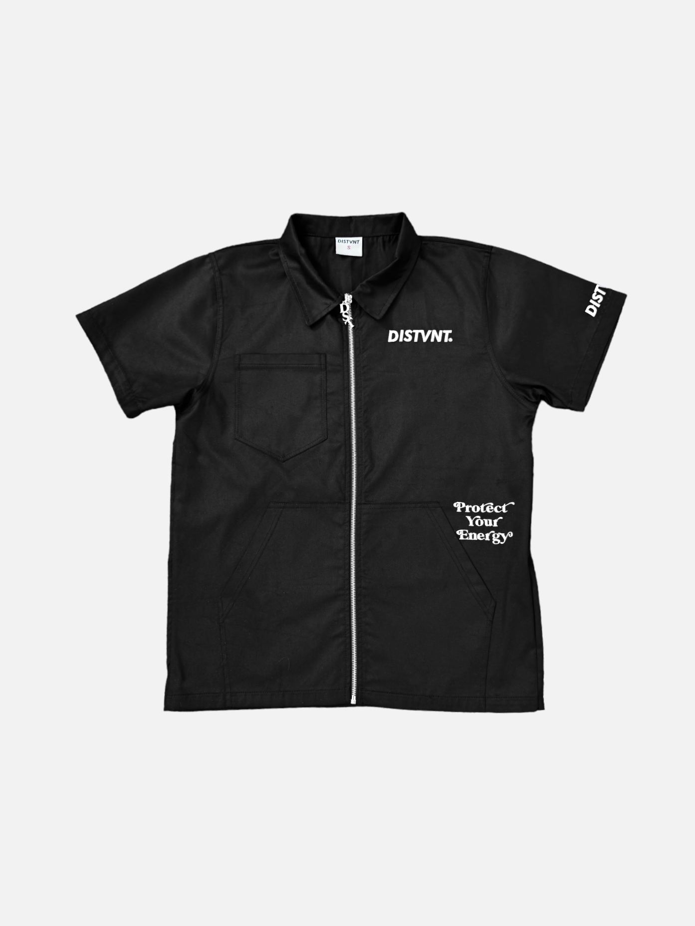 Zip-Up Work Shirt