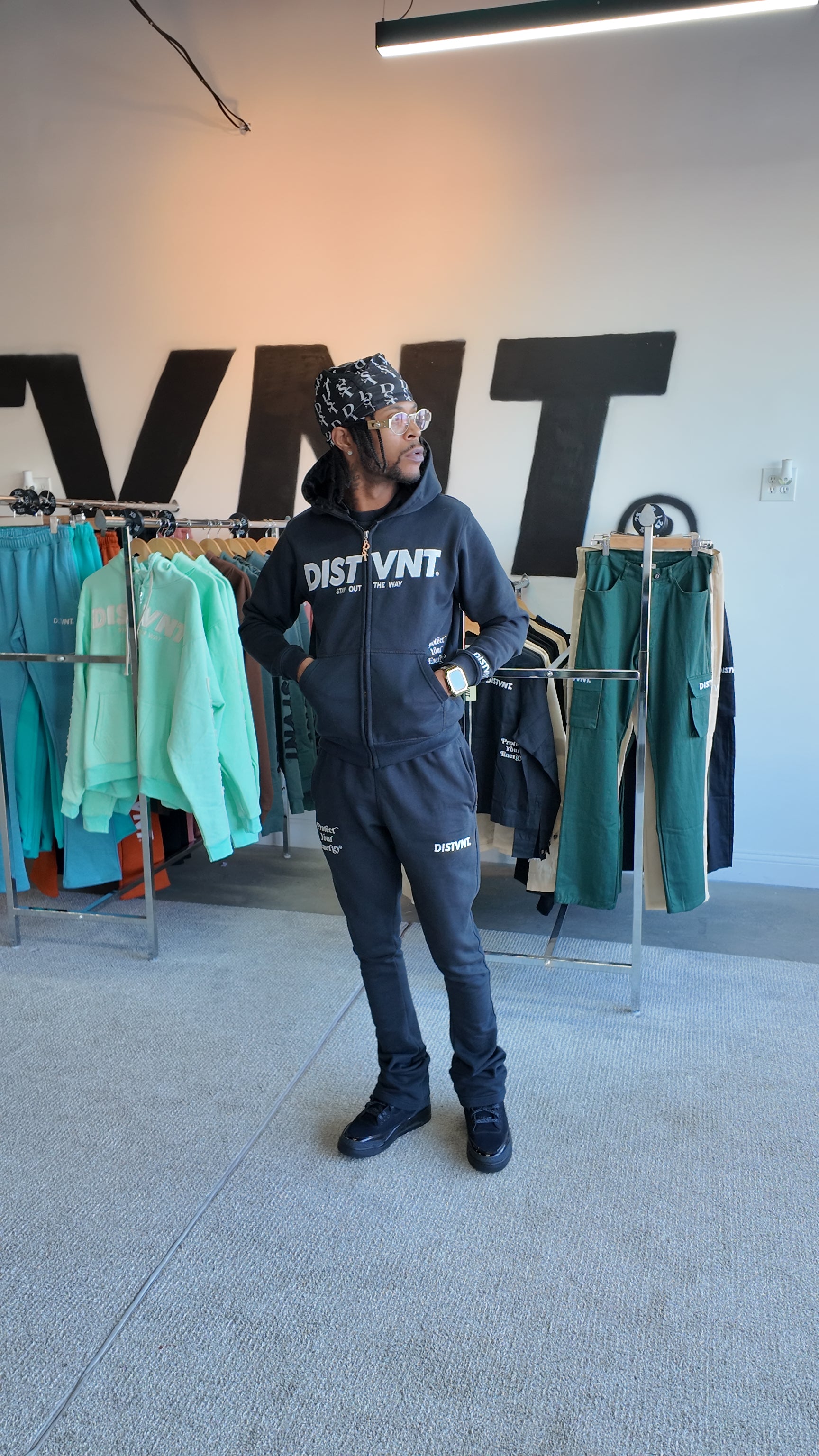 Black Zip Hoodie
