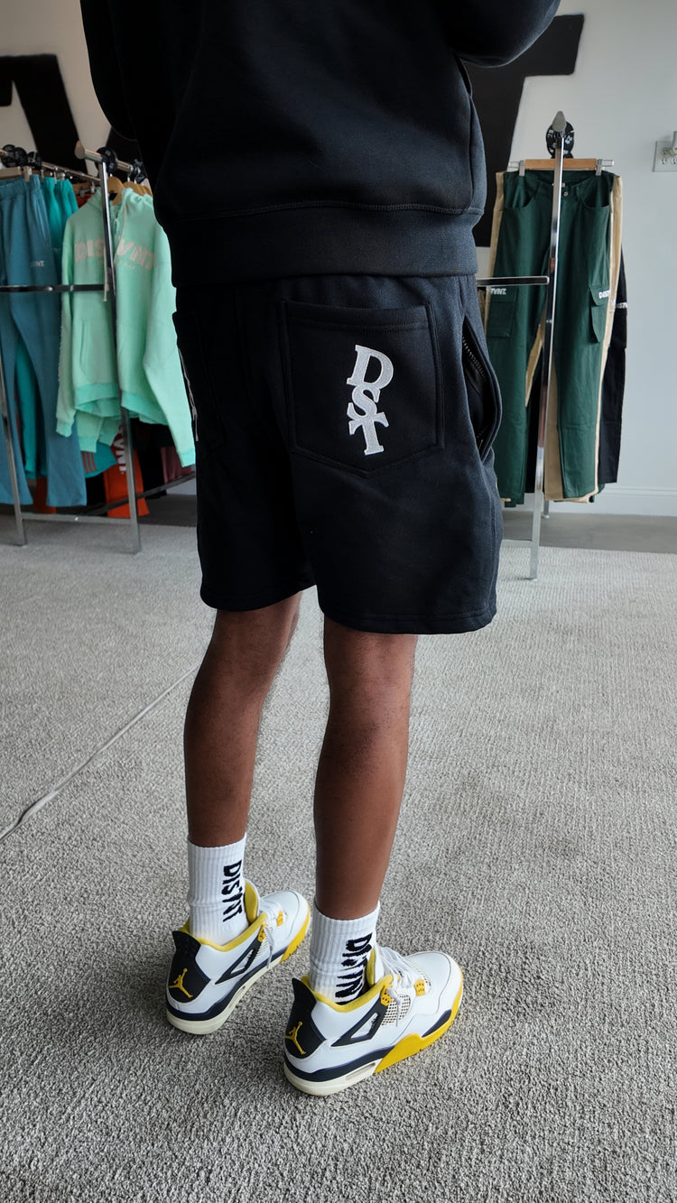 HEAVYWEIGHT Black Sweat Shorts