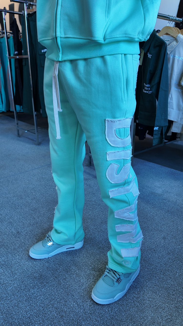 ダメージ加工スウェットパンツ