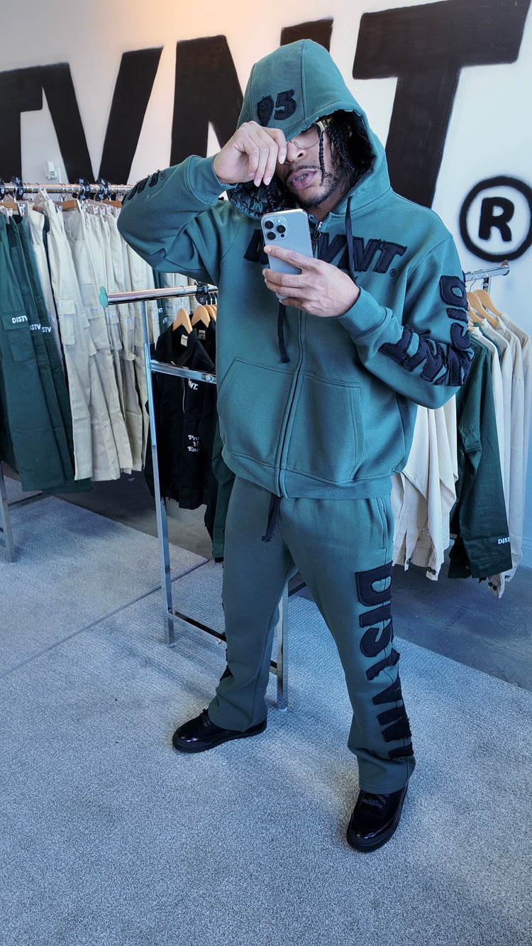 ダメージ加工スウェットパンツ