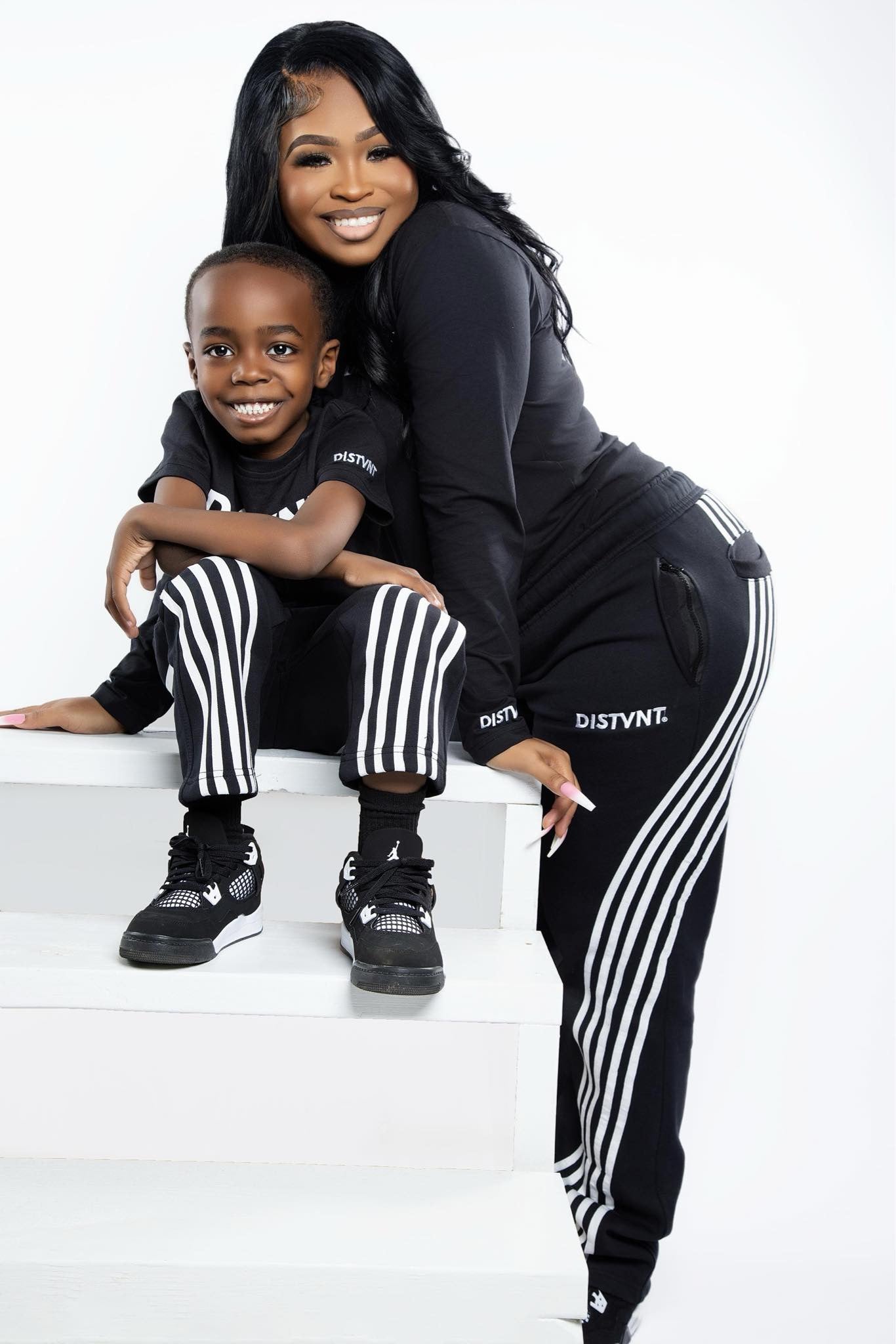 Kids Striped Sweatpants