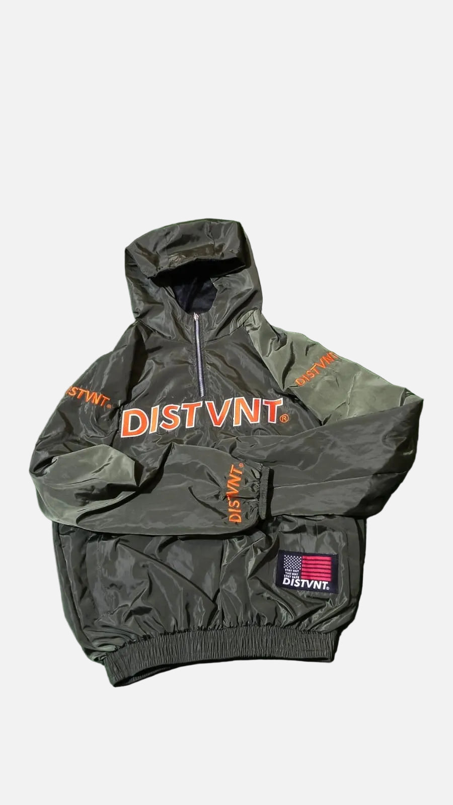 QUARTER-ZIP WINDBREAKER HOODIE SHORT SET