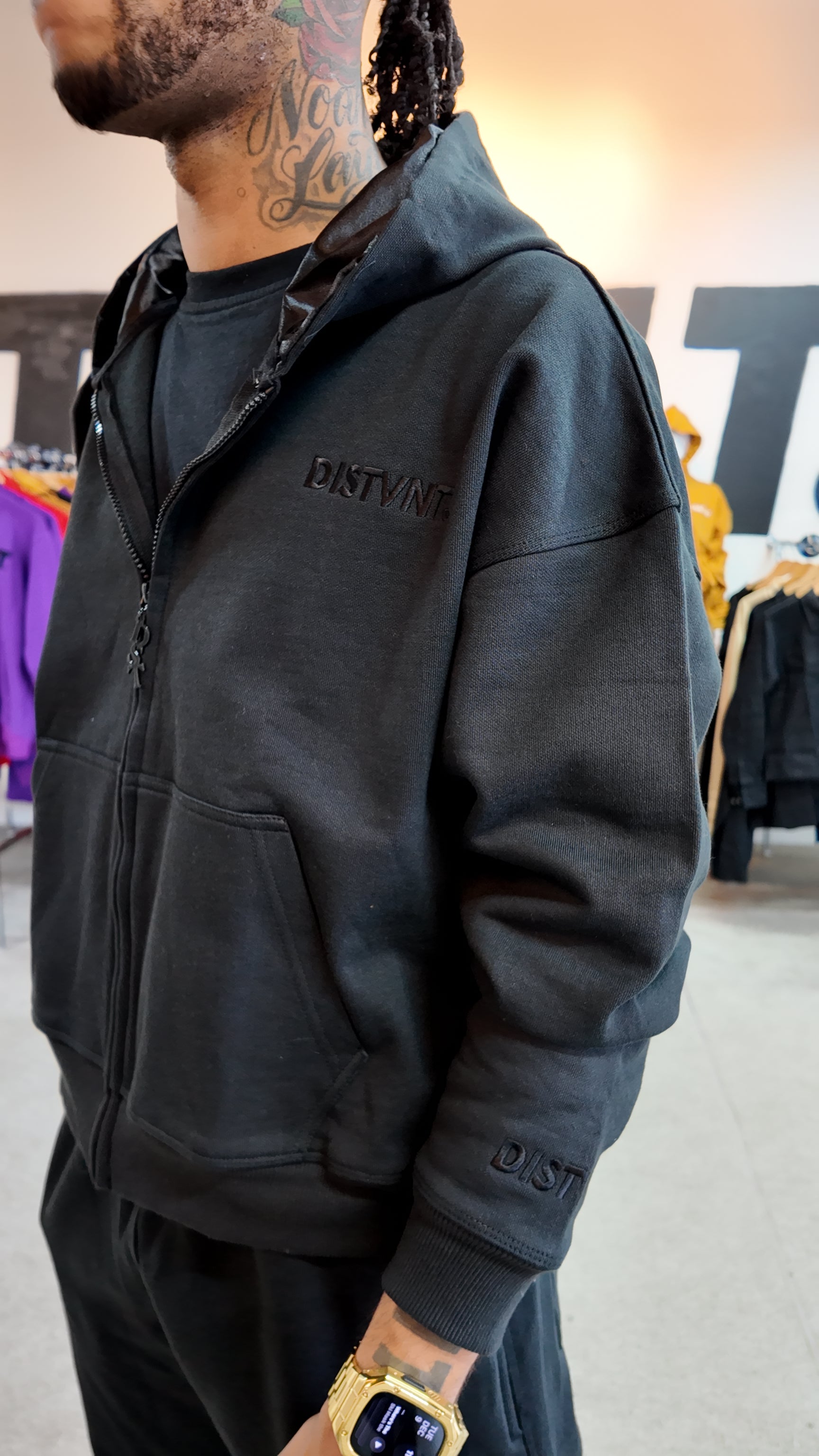 Boxy Zip Hoodie