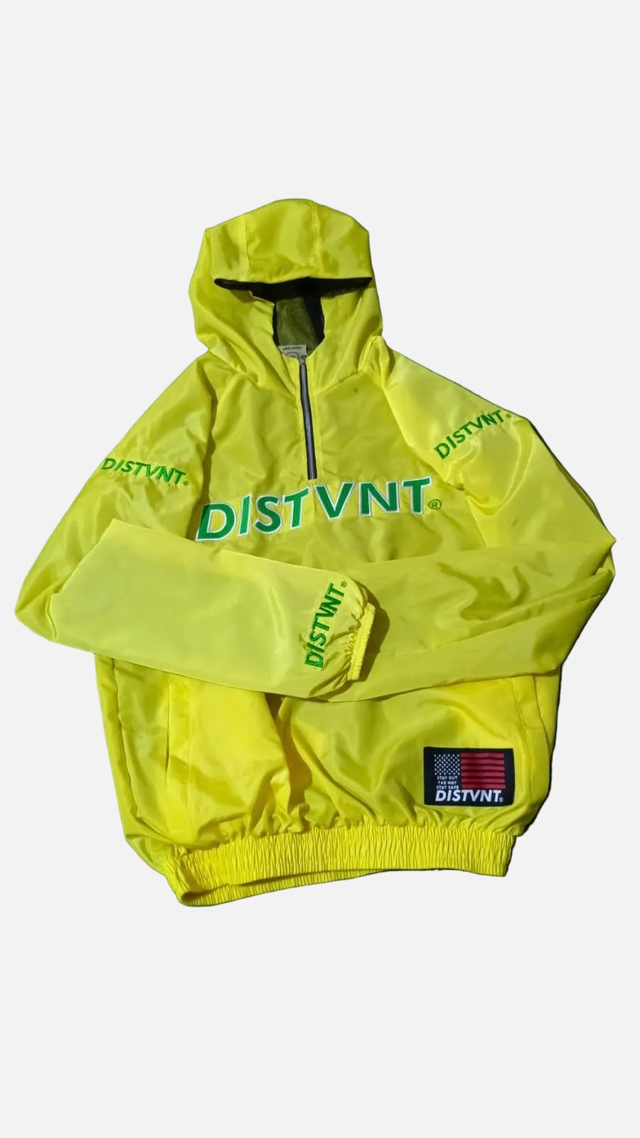 QUARTER-ZIP WINDBREAKER HOODIE SHORT SET